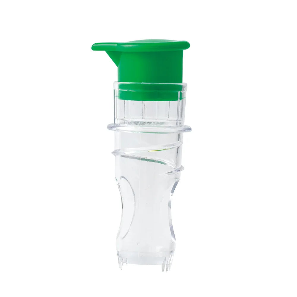Portable Lightweight Plastic Lemon Squeezer with Built-in Filter - Reusable and Washable Manual Juicer for Home and Travel