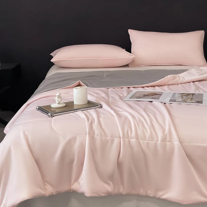 Premium Cooling Blanket - Lightweight Dual-Sided Comforter with Arc-Chill Cold Technology, Washable Summer Quilt