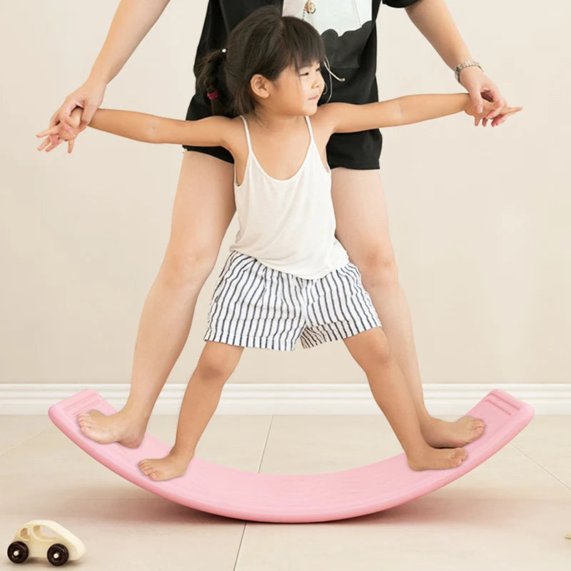 Curved Wobble Seesaw for Kids Balance Seesaw Balance Seesaw Outdoor Toys Drop-Shippping