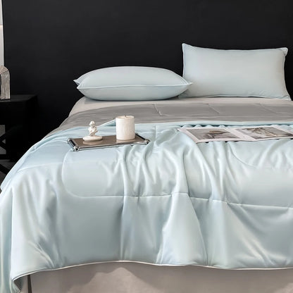 Premium Cooling Blanket - Lightweight Dual-Sided Comforter with Arc-Chill Cold Technology, Washable Summer Quilt