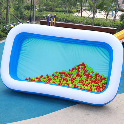 Premium Eco-Friendly Inflatable Swimming Pool for Children - Large PVC Ocean-Themed Bathing Tub