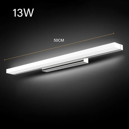 Modern Simplicity Fashion LED Wall Lamp Mirror Moisture Proof Anti-Fog Lighting Fixture Indoor Bathroom Bedroom Acrylic Sconces