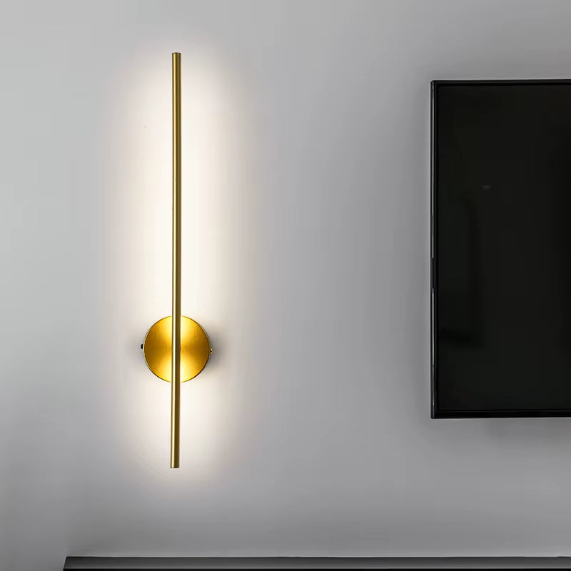 Magnetic Rechargeable 50 Wall Lamp Black Gold for Living Room Bedroom Hallway Study Stairwell Cloakroom LED Lighting Wiring Free