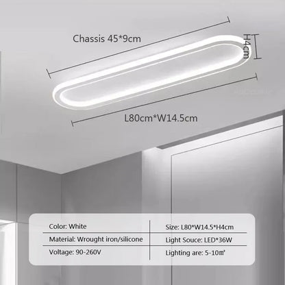 Modern LED Ceiling Lamp for Living Dining Room Bathroom Bedroom Aisle Corridor Chandelier Home Decor Lighting Fixture Luster