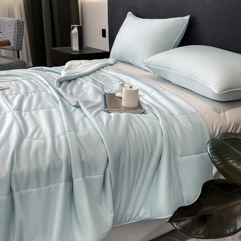 Premium Cooling Blanket - Lightweight Dual-Sided Comforter with Arc-Chill Cold Technology, Washable Summer Quilt
