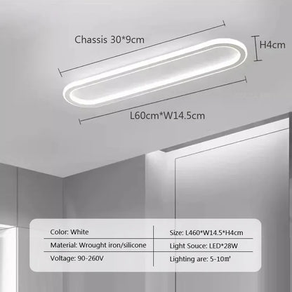 Modern LED Ceiling Lamp for Living Dining Room Bathroom Bedroom Aisle Corridor Chandelier Home Decor Lighting Fixture Luster