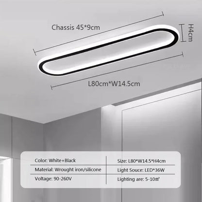 Modern LED Ceiling Lamp for Living Dining Room Bathroom Bedroom Aisle Corridor Chandelier Home Decor Lighting Fixture Luster