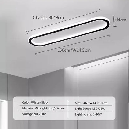 Modern LED Ceiling Lamp for Living Dining Room Bathroom Bedroom Aisle Corridor Chandelier Home Decor Lighting Fixture Luster