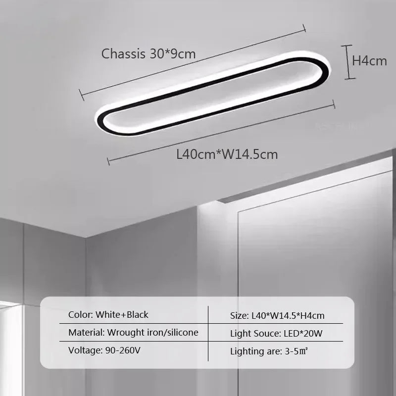 Modern LED Ceiling Lamp for Living Dining Room Bathroom Bedroom Aisle Corridor Chandelier Home Decor Lighting Fixture Luster