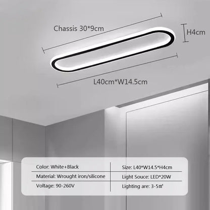 Modern LED Ceiling Lamp for Living Dining Room Bathroom Bedroom Aisle Corridor Chandelier Home Decor Lighting Fixture Luster