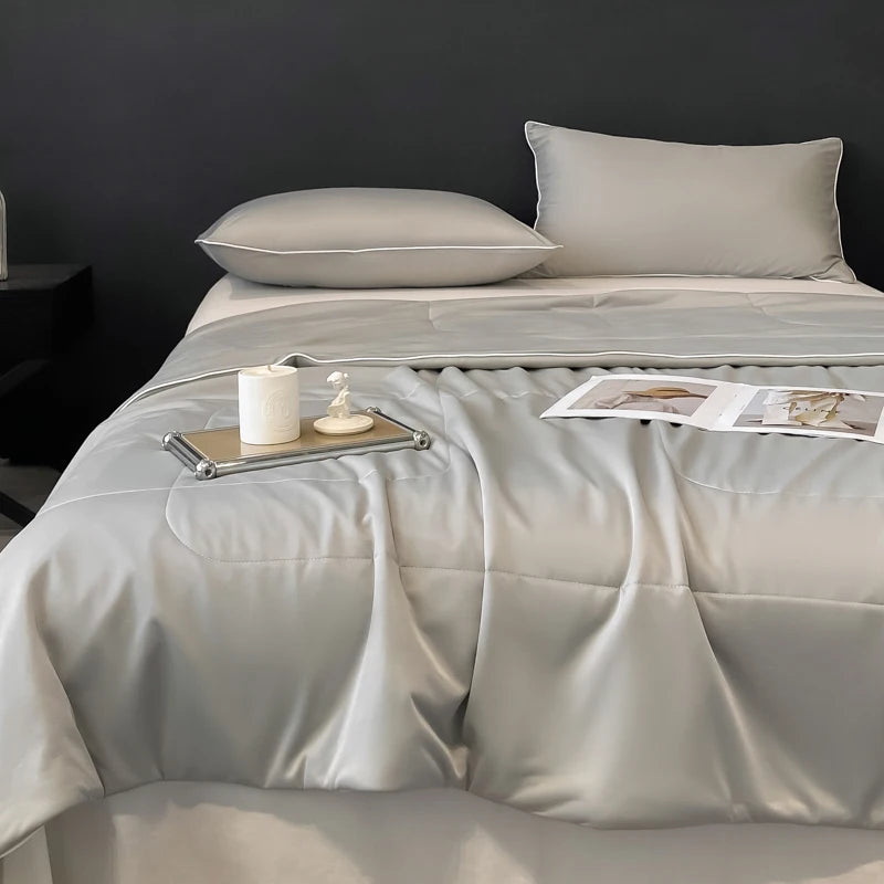 Premium Cooling Blanket - Lightweight Dual-Sided Comforter with Arc-Chill Cold Technology, Washable Summer Quilt