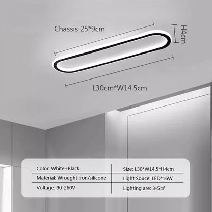 Modern LED Ceiling Lamp for Living Dining Room Bathroom Bedroom Aisle Corridor Chandelier Home Decor Lighting Fixture Luster