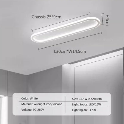 Modern LED Ceiling Lamp for Living Dining Room Bathroom Bedroom Aisle Corridor Chandelier Home Decor Lighting Fixture Luster