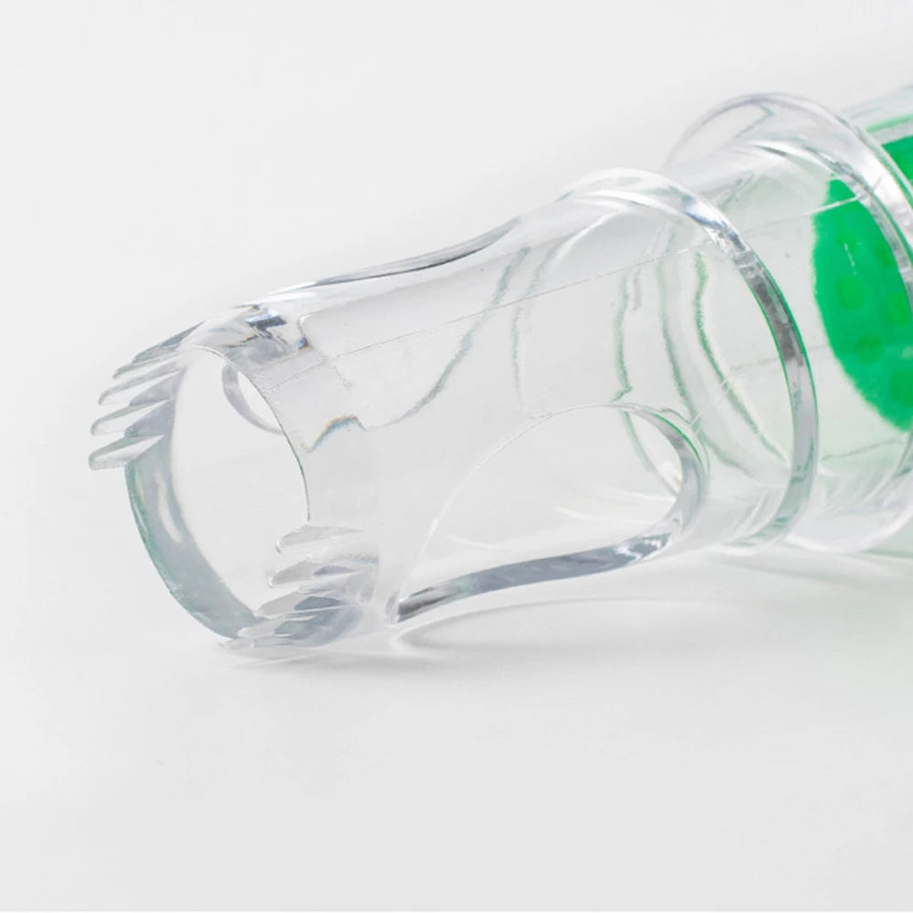 Portable Lightweight Plastic Lemon Squeezer with Built-in Filter - Reusable and Washable Manual Juicer for Home and Travel