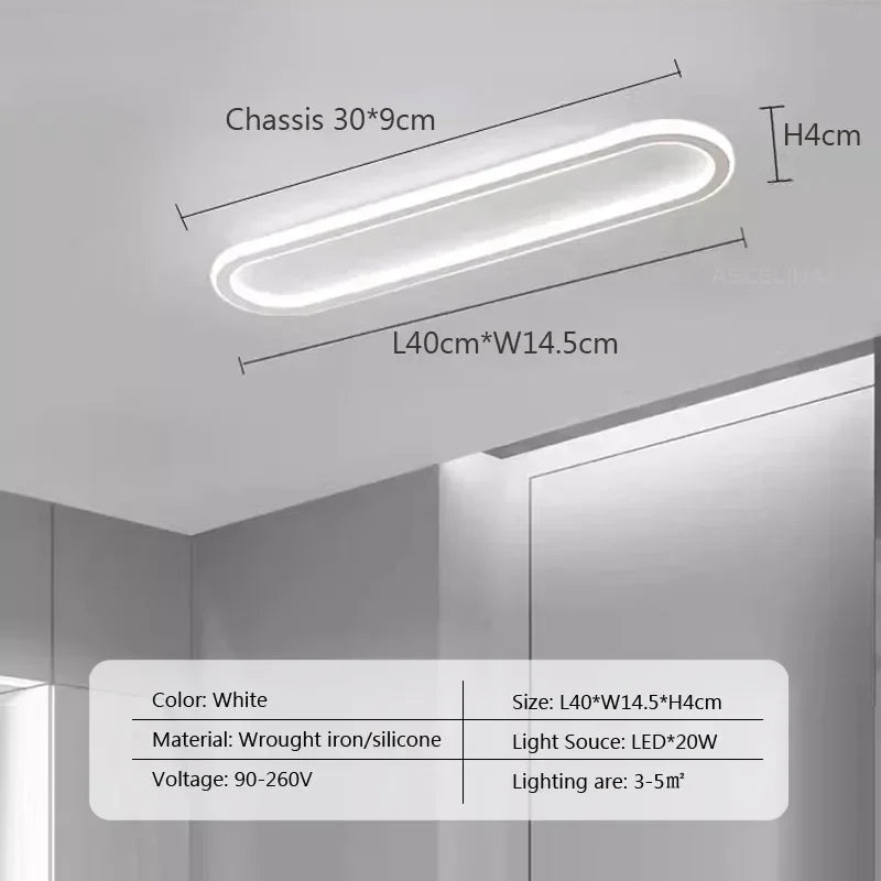 Modern LED Ceiling Lamp for Living Dining Room Bathroom Bedroom Aisle Corridor Chandelier Home Decor Lighting Fixture Luster