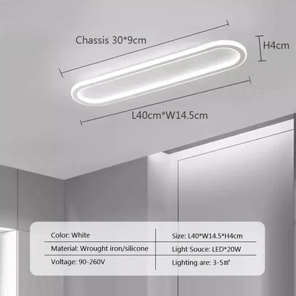 Modern LED Ceiling Lamp for Living Dining Room Bathroom Bedroom Aisle Corridor Chandelier Home Decor Lighting Fixture Luster